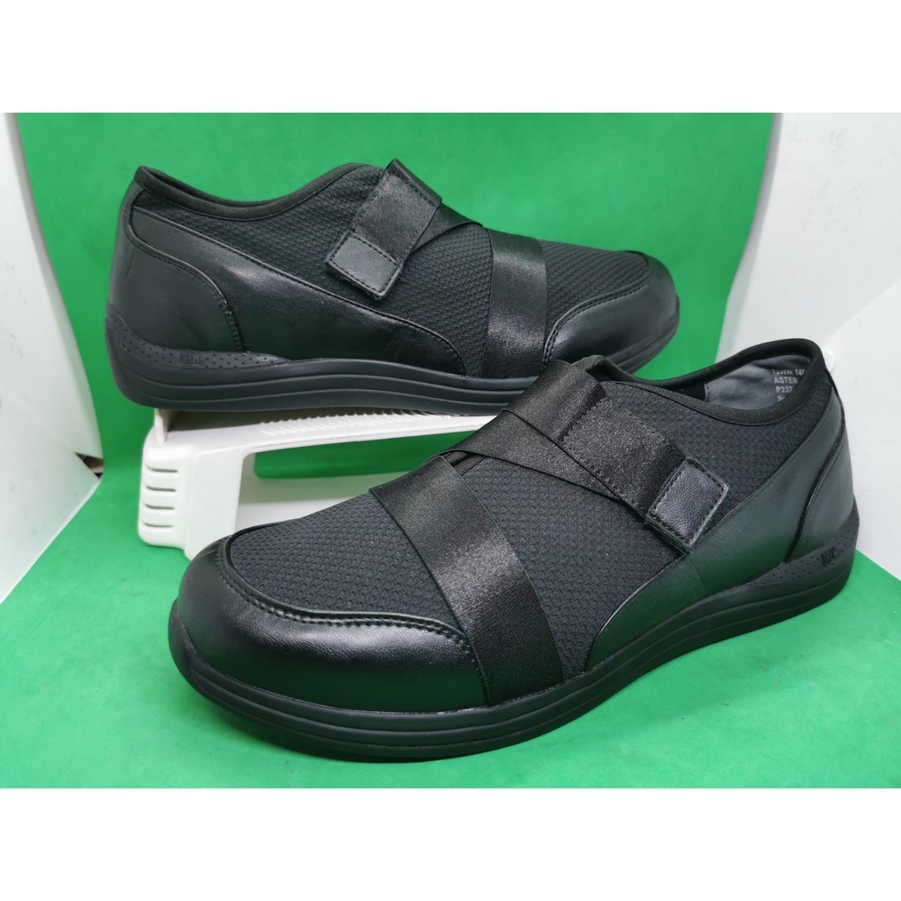 Drew Aster Black Orthopedic Comfortable Shoes Womens Size 12 WW Extra Wide New